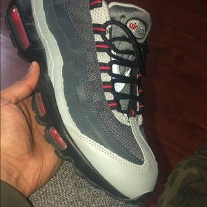 Air max 95 size 10 black red and grey brand new